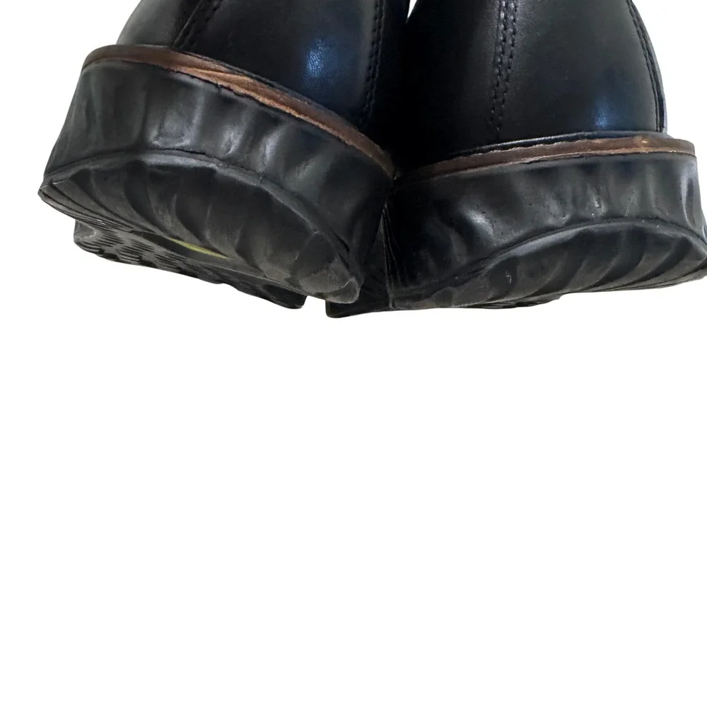 ECCO ST.1 Hybrid Plain Toe Oxford Mens 11-11.5 Black Leather Excellent 836404
